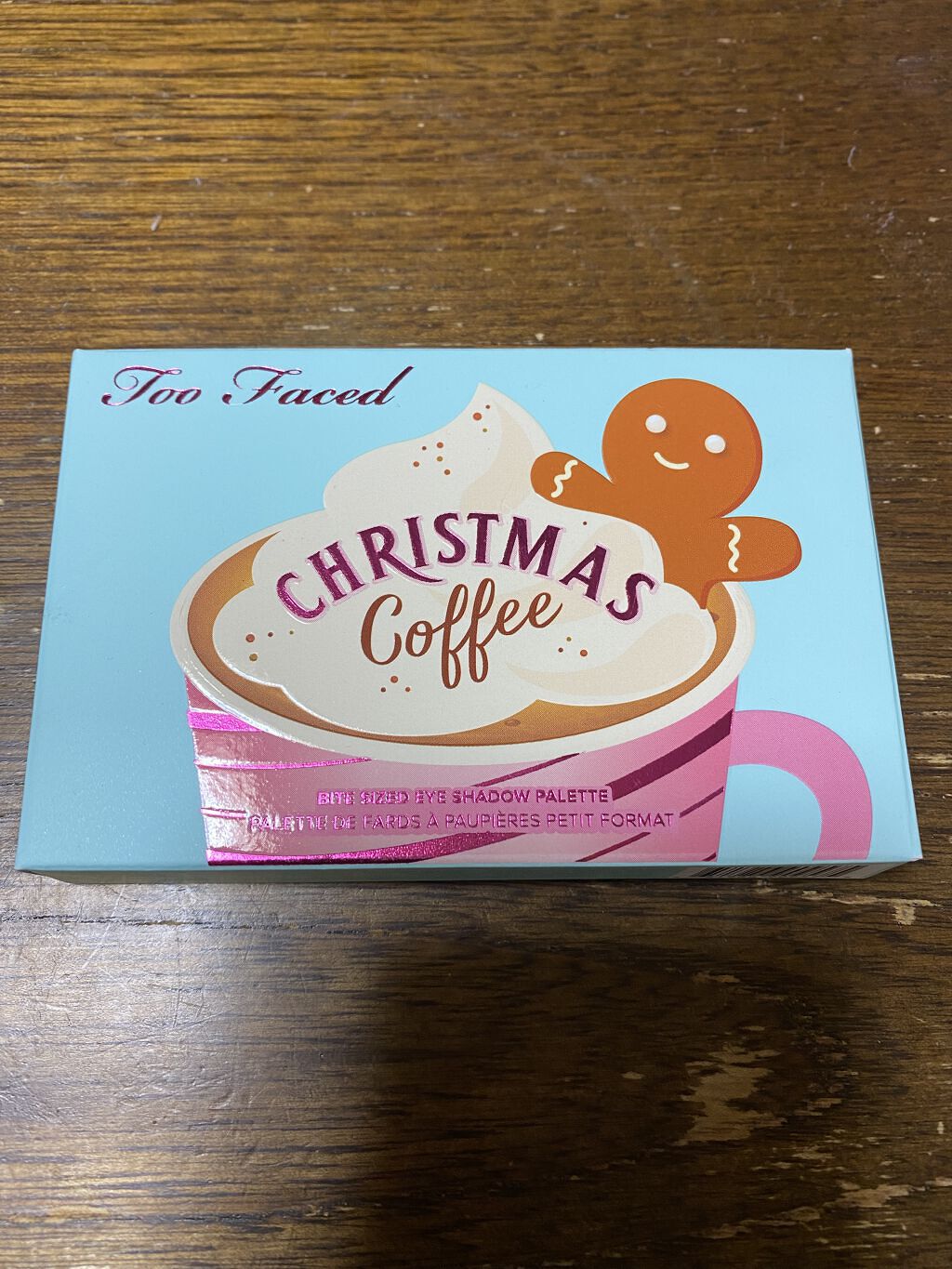 クリスマスコーヒー ミニ アイシャドウ パレット/Too Faced/アイシャドウパレットを使ったクチコミ（1枚目）