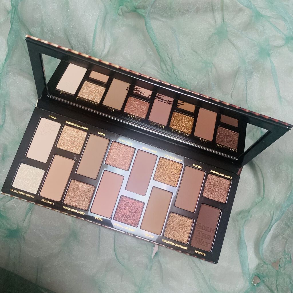 ボーン ディス ウェイ ザ ナチュラル ヌード アイシャドウ パレット/Too Faced/アイシャドウパレットを使ったクチコミ（2枚目）