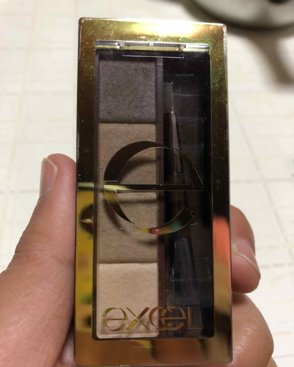 スタイリング パウダーアイブロウ/excel/パウダーアイブロウを使ったクチコミ（2枚目）