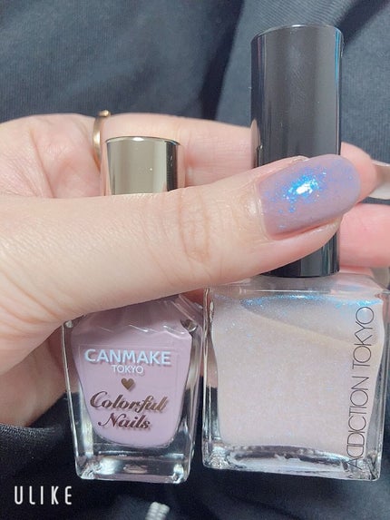 カラフルネイルズ N47 ダスキーパープル/キャンメイク/マニキュアの画像