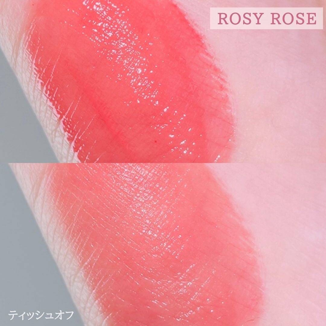 ウォーターグローリップティント 03 ロージーローズ（Rosy Rose）/INGA/リップティントを使ったクチコミ（3枚目）
