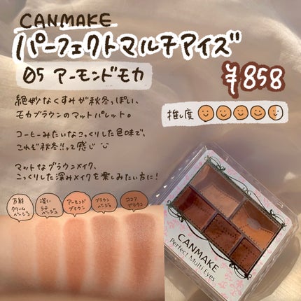 パーフェクトマルチアイズ/キャンメイク/アイシャドウパレットを使ったクチコミ(7枚目)