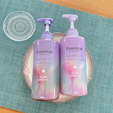 エッセンシャル プレミアム うるおいバリアシャンプー/コンディショナー グロウ&モイスト/エッセンシャル/市販シャンプーを使ったクチコミ(1枚目)