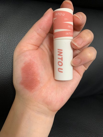 スーパーマットリップ&チークマッド/INTO U/口紅を使ったクチコミ(1枚目)