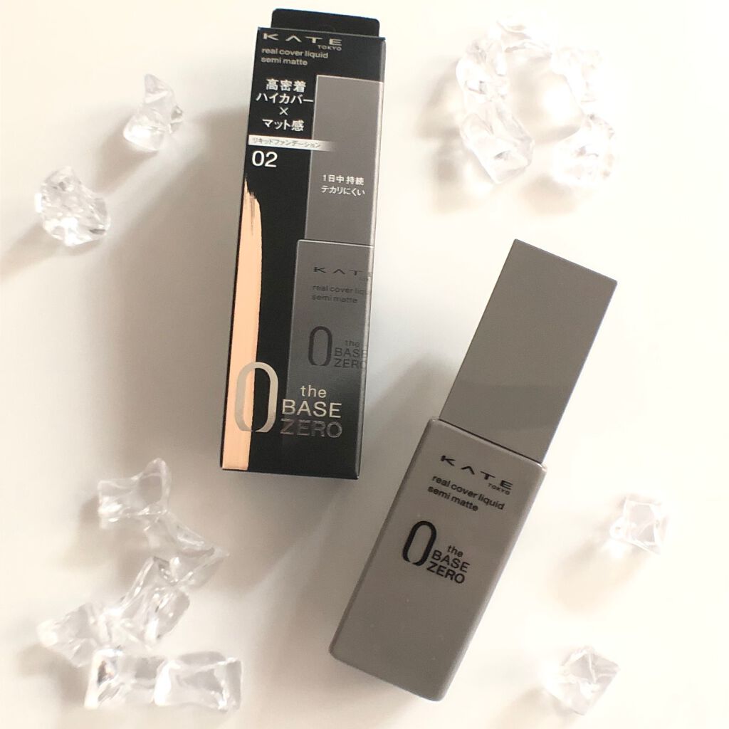 リアルカバーリキッド(セミマット)/KATE/リキッドファンデーションを使ったクチコミ(2枚目)