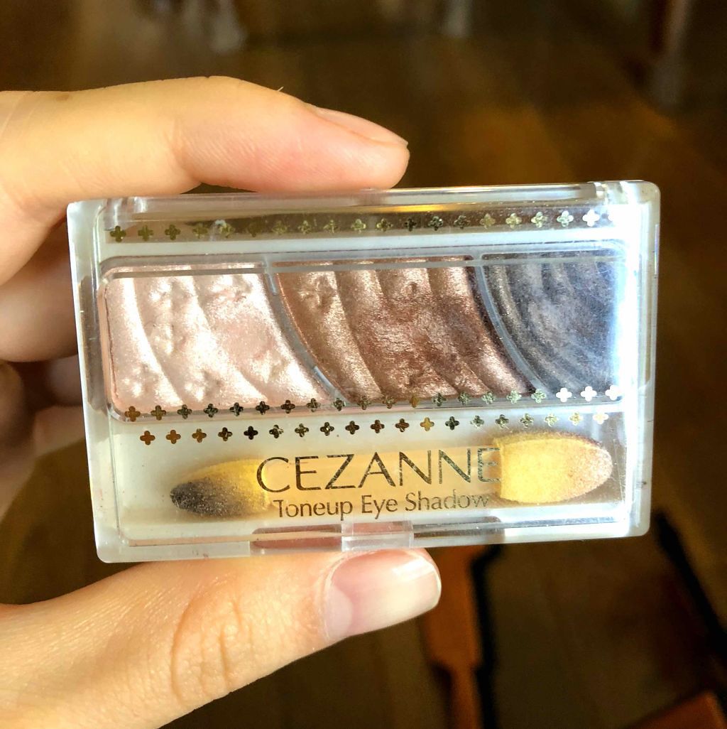 トーンアップアイシャドウ/CEZANNE/アイシャドウパレットを使ったクチコミ(1枚目)