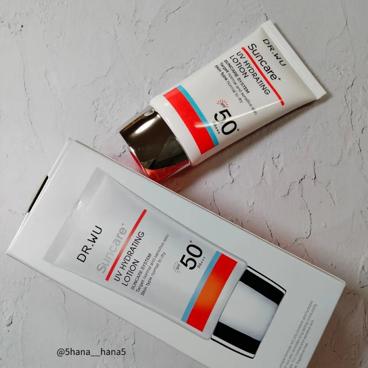 サンスクリーン+  モイスト日焼け止め＜日焼け止め＞/DR.WU/日焼け止めクリームを使ったクチコミ（1枚目）