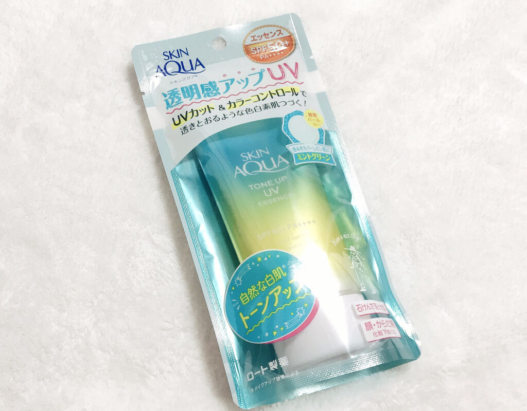 スキンアクア トーンアップUVエッセンス/スキンアクア/日焼け止めクリームを使ったクチコミ（2枚目）