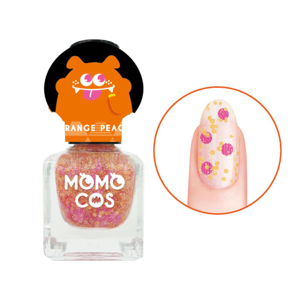 BWモモコス はがせるマニキュア オレンジピーチ