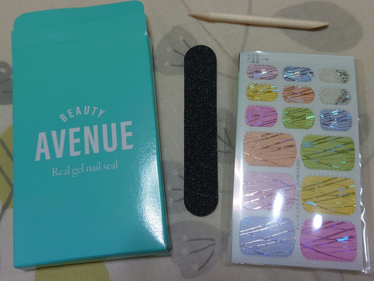 リアルジェルネイルシール フット専用/BEAUTY AVENUE/ネイルシールを使ったクチコミ(2枚目)