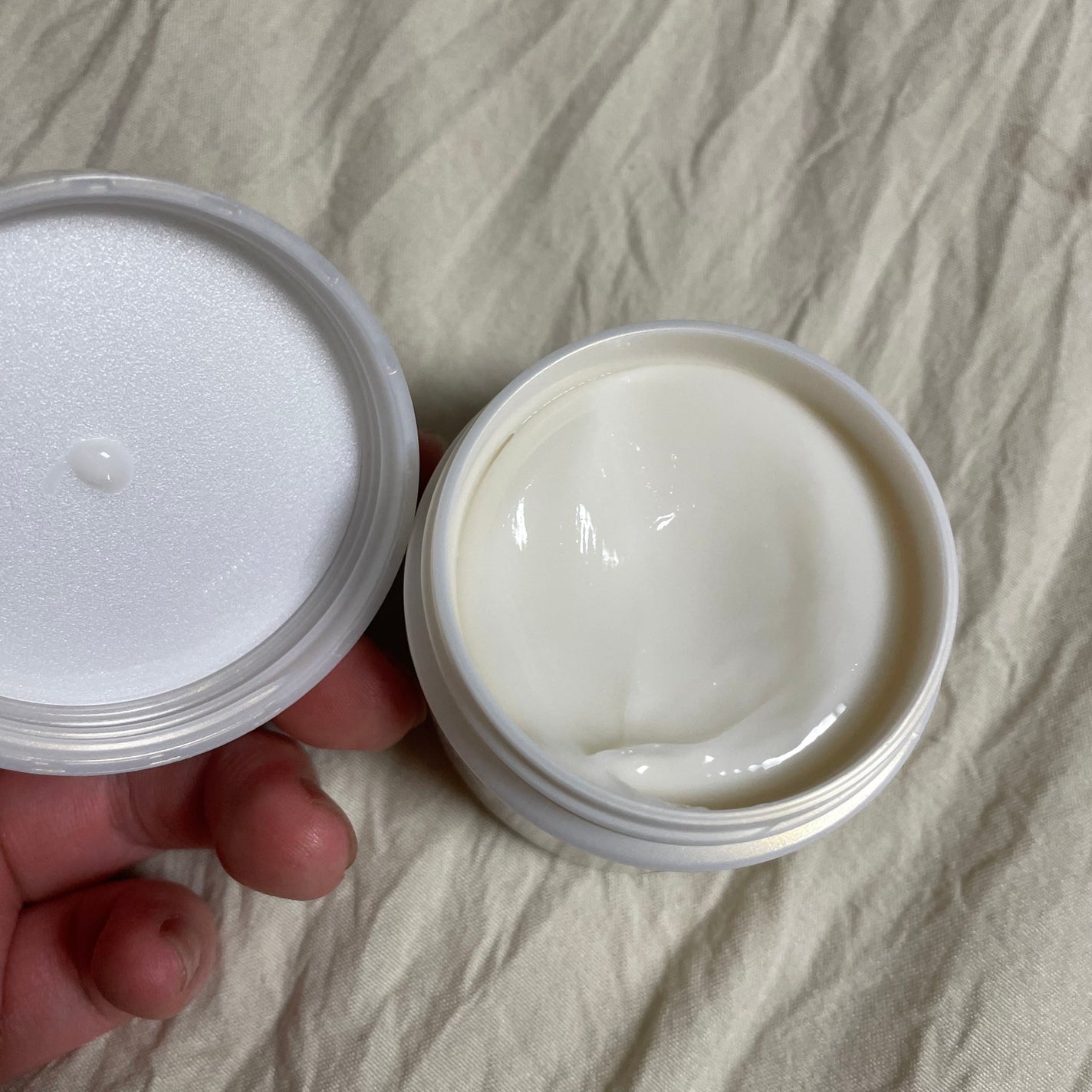 リンクルナイトクリーム/なめらか本舗/フェイスクリームを使ったクチコミ(4枚目)