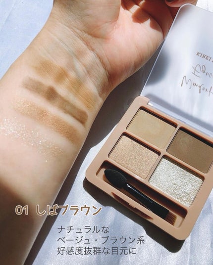 わんだふるアイカラー/KIREI FACTORY/アイシャドウパレットを使ったクチコミ(3枚目)