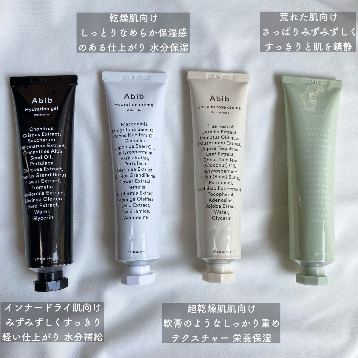 HYDRATION GEL WATER TUBE/Abib /フェイスクリームを使ったクチコミ(3枚目)