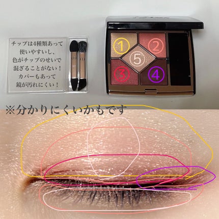 【旧】サンク クルール クチュール/Dior/アイシャドウパレットを使ったクチコミ(3枚目)
