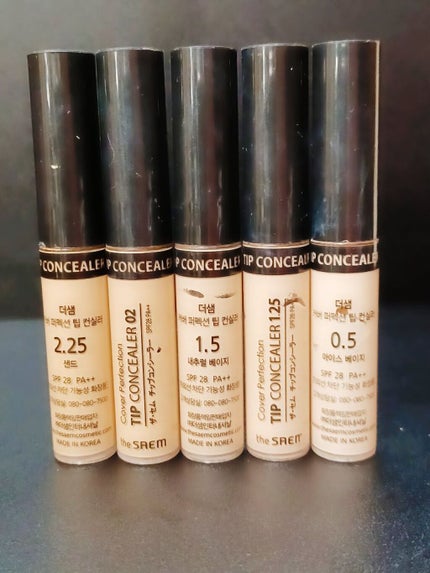 カバーパーフェクション チップコンシーラー/the SAEM/リキッドコンシーラーを使ったクチコミ(2枚目)