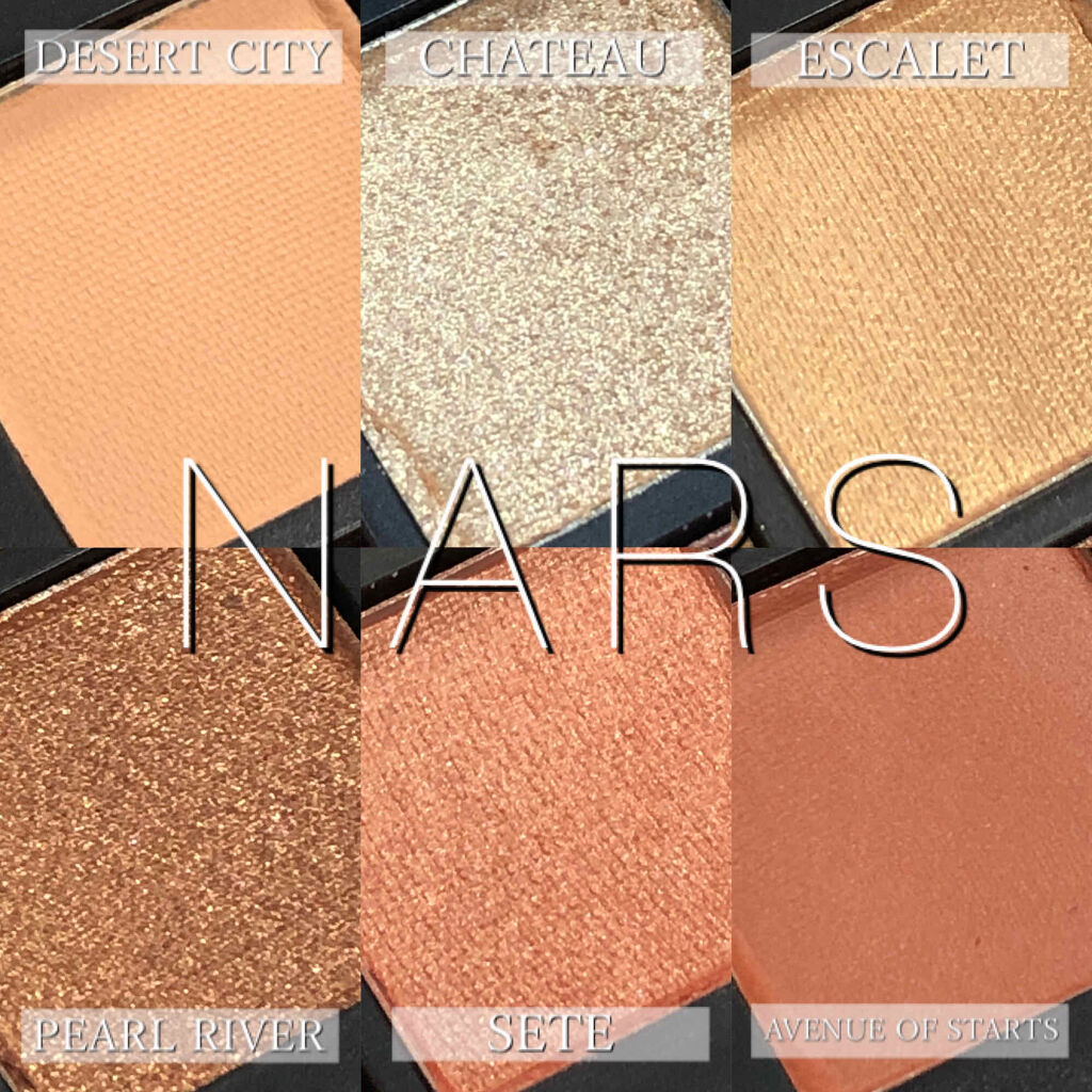 ヴォワヤジュールアイシャドウパレット/NARS/アイシャドウパレットを使ったクチコミ（1枚目）