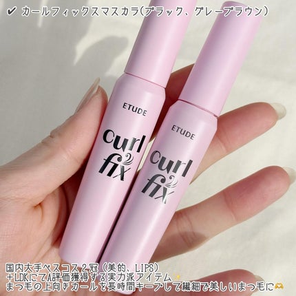 カールフィックスマスカラ/ETUDE/マスカラを使ったクチコミ(2枚目)