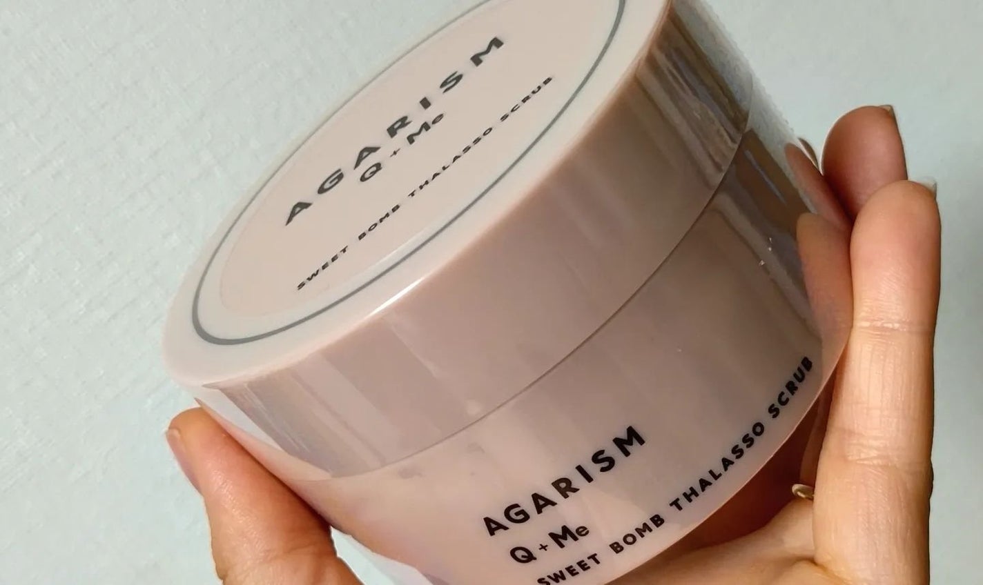 Q+Me スウィート ボム タラソ スクラブ/AGARISM/バスト・ヒップケアを使ったクチコミ(2枚目)
