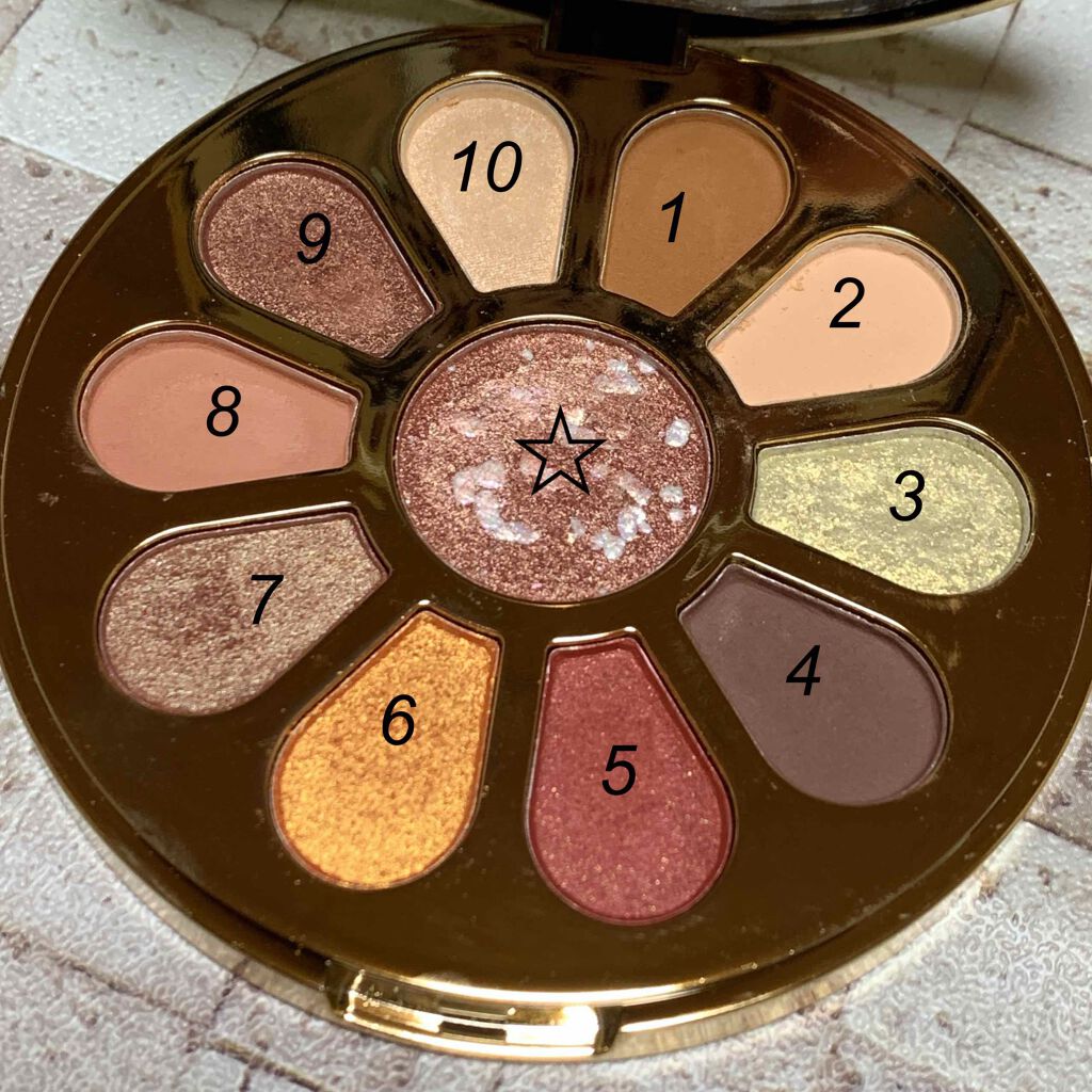 サーキュラー サンド アイシャドウ パレット/HOJO/アイシャドウパレットを使ったクチコミ(2枚目)