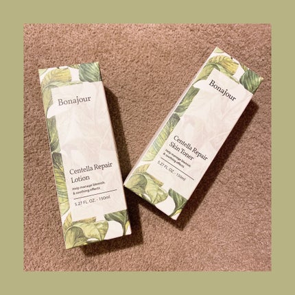 Bonajour センテラリペアスキントナーのクチコミ「Bonajour(ボナジュール)のセンテラリペアスキントナーとセンテラリペアローションをお試し.....」(1枚目)