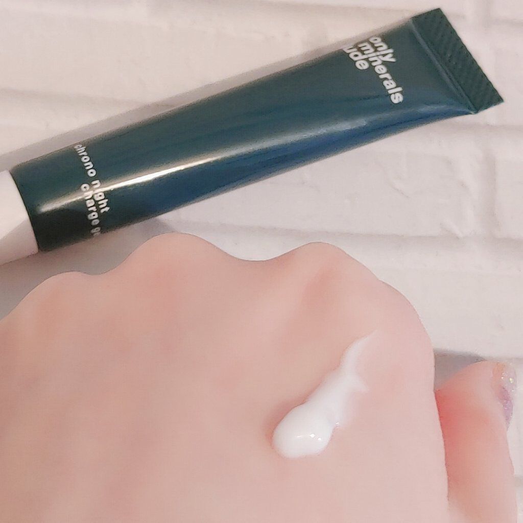 Nude クロノナイトチャージジェル/ONLY MINERALS/フェイスクリームを使ったクチコミ（2枚目）