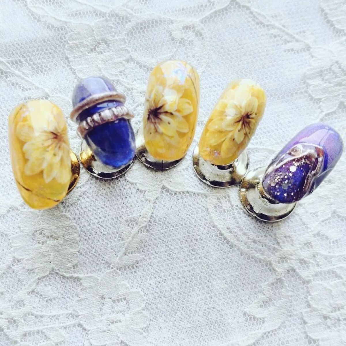 アイシングジェルネイル/セリア/ジェルネイルを使ったクチコミ（1枚目）