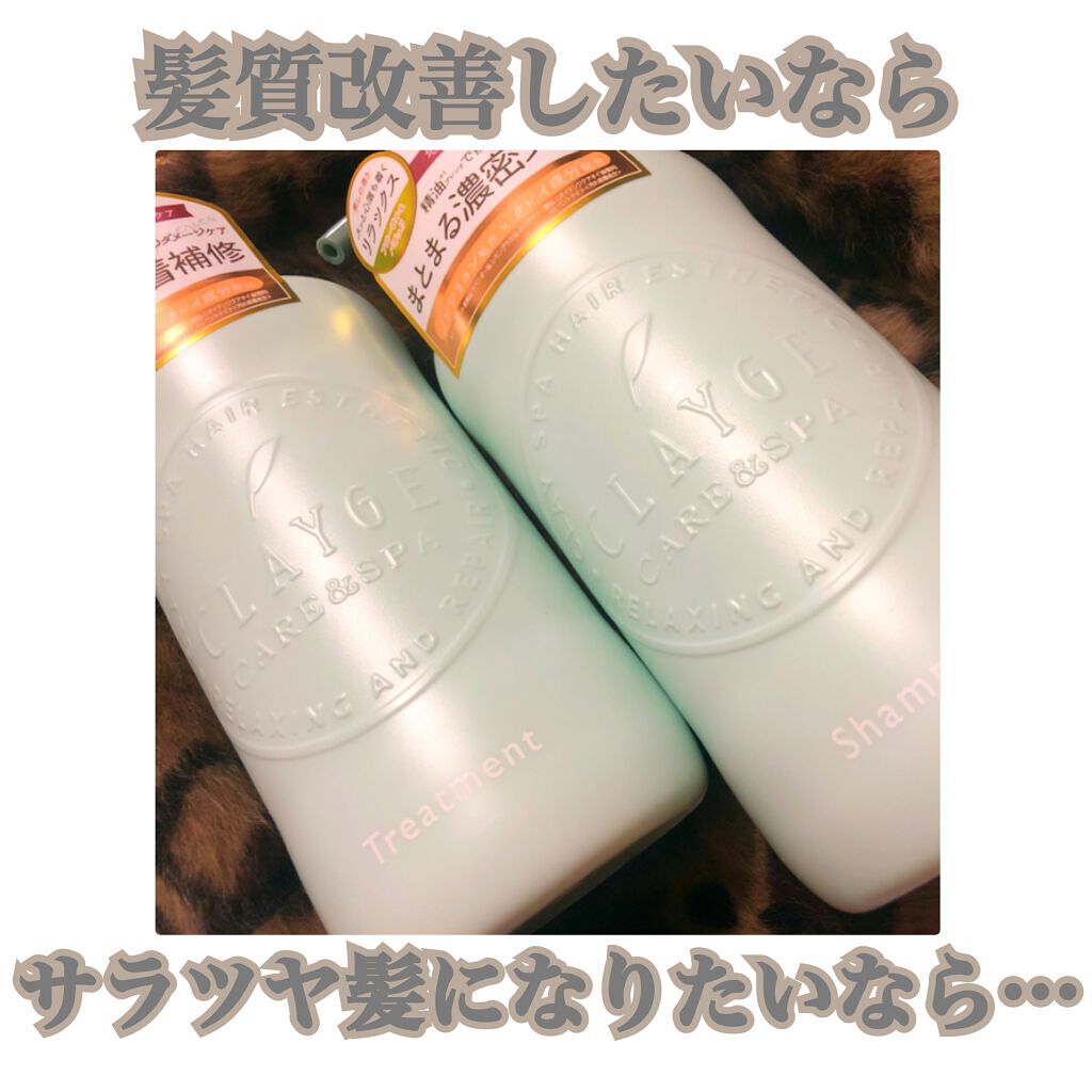 シャンプー/トリートメントR /CLAYGE/シャンプー・コンディショナーを使ったクチコミ(1枚目)