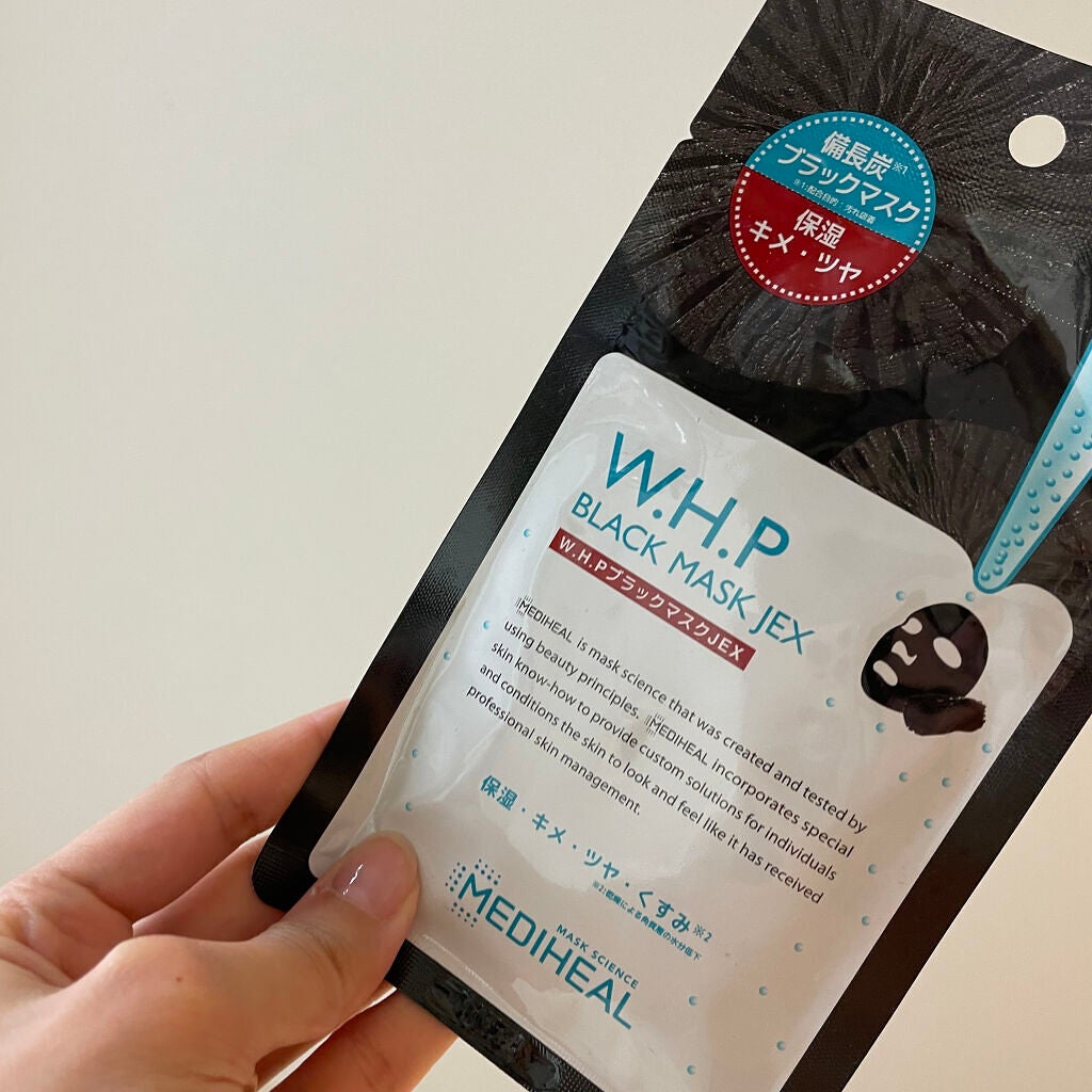 W.H.P ブラックマスク JEX/MEDIHEAL/シートマスク・パックを使ったクチコミ(1枚目)