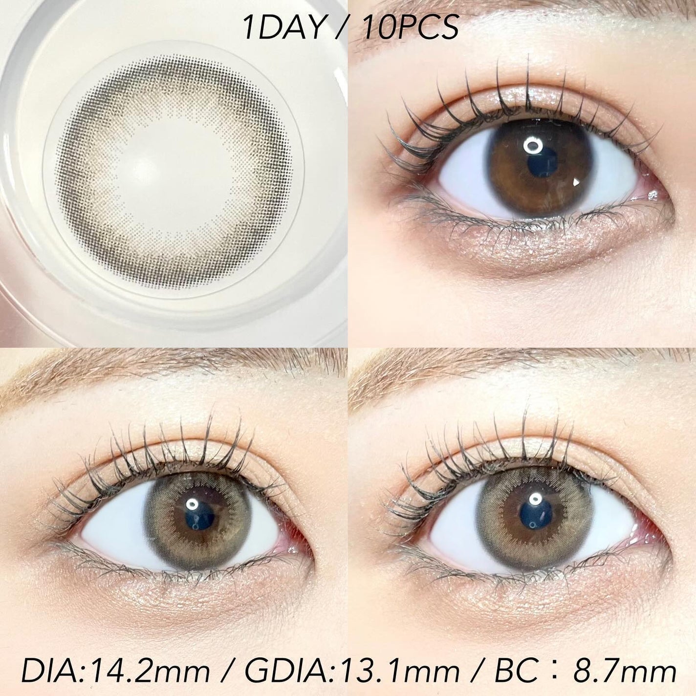 Pompon Pop /chuu LENS/ワンデー(1DAY)カラコンを使ったクチコミ(4枚目)