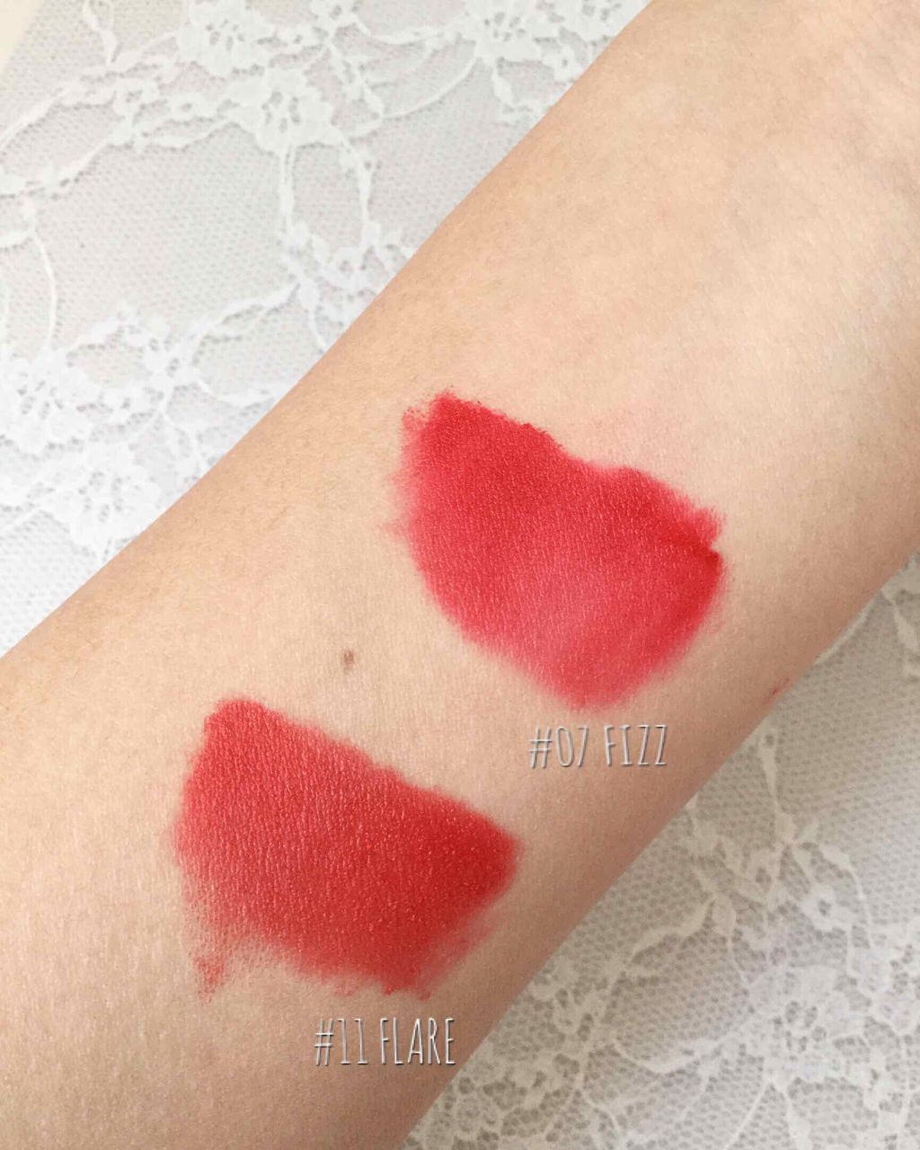 ゼロベルベットティント/rom&nd/リップティントを使ったクチコミ(3枚目)