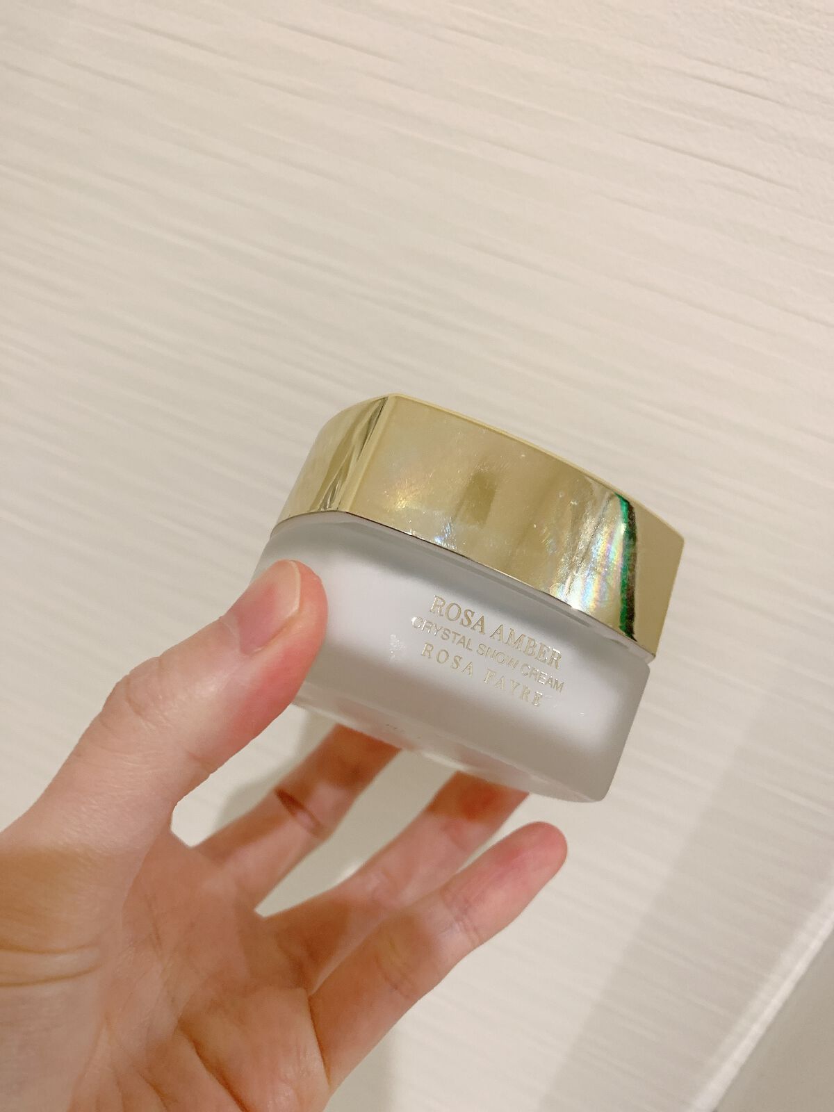 ロサ アンバー クリスタル スノー クリーム/ROSA FAYRE/フェイスクリームを使ったクチコミ(2枚目)