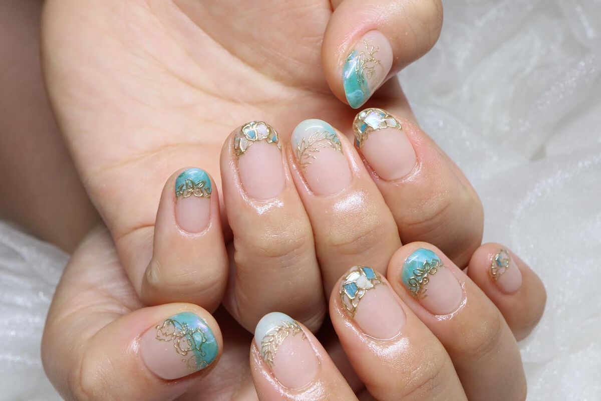 shino on LIPS 「ミラーでポニョ!全体でみると馴染んでる🫣💓シェルと緑でおまかせ..」(3枚目)