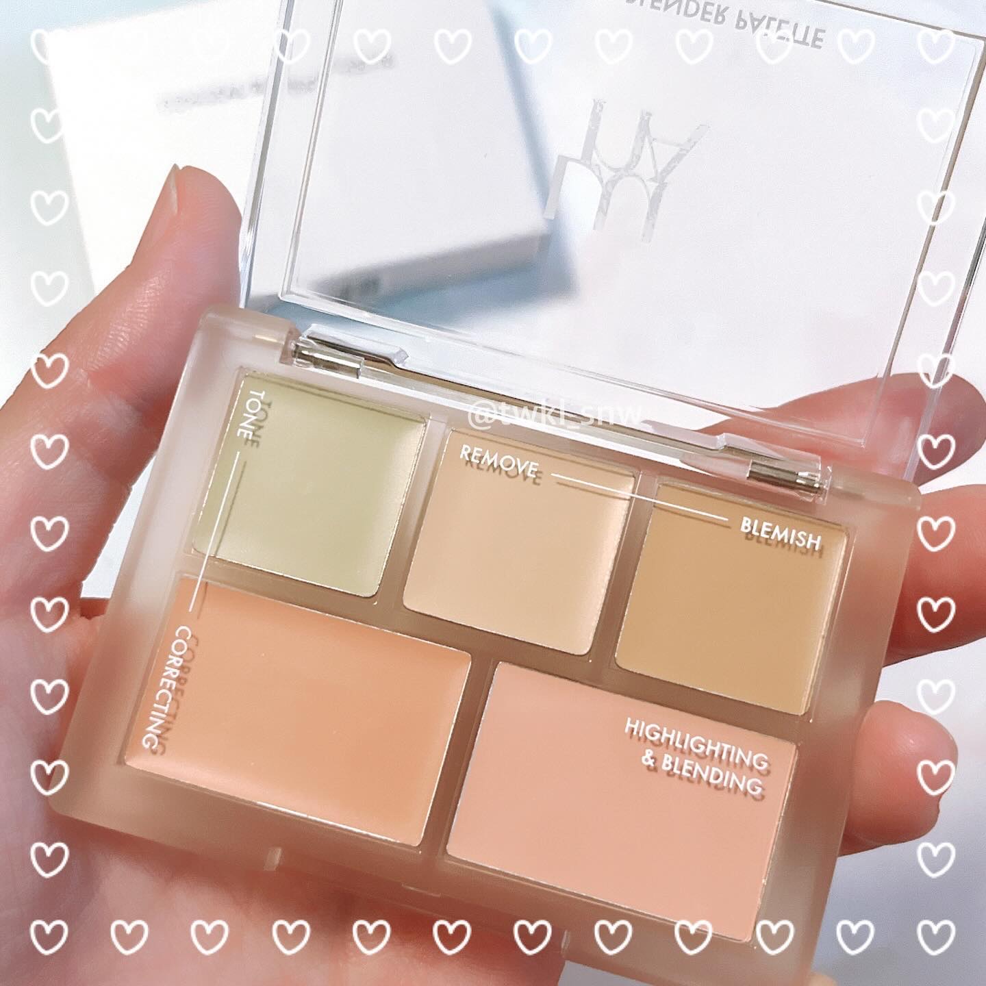 コンシールブレンダーパレット/LUNA/パレットコンシーラーを使ったクチコミ（2枚目）