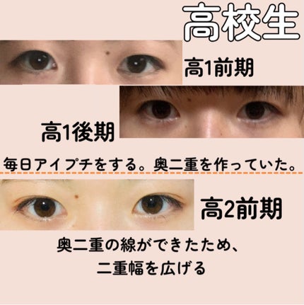 ワンダーアイリッドテープ Extra/D-UP/二重まぶた用アイテムを使ったクチコミ(4枚目)