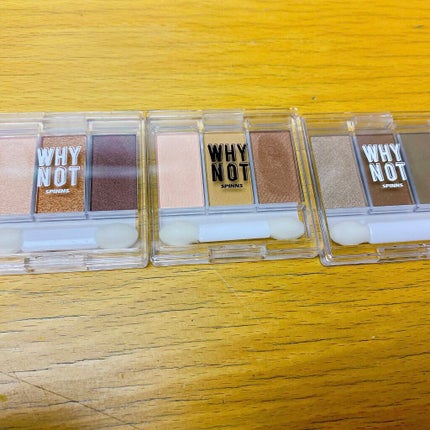 WHY NOT SPINNS 3色アイシャドウ/DAISO/アイシャドウパレットを使ったクチコミ(8枚目)