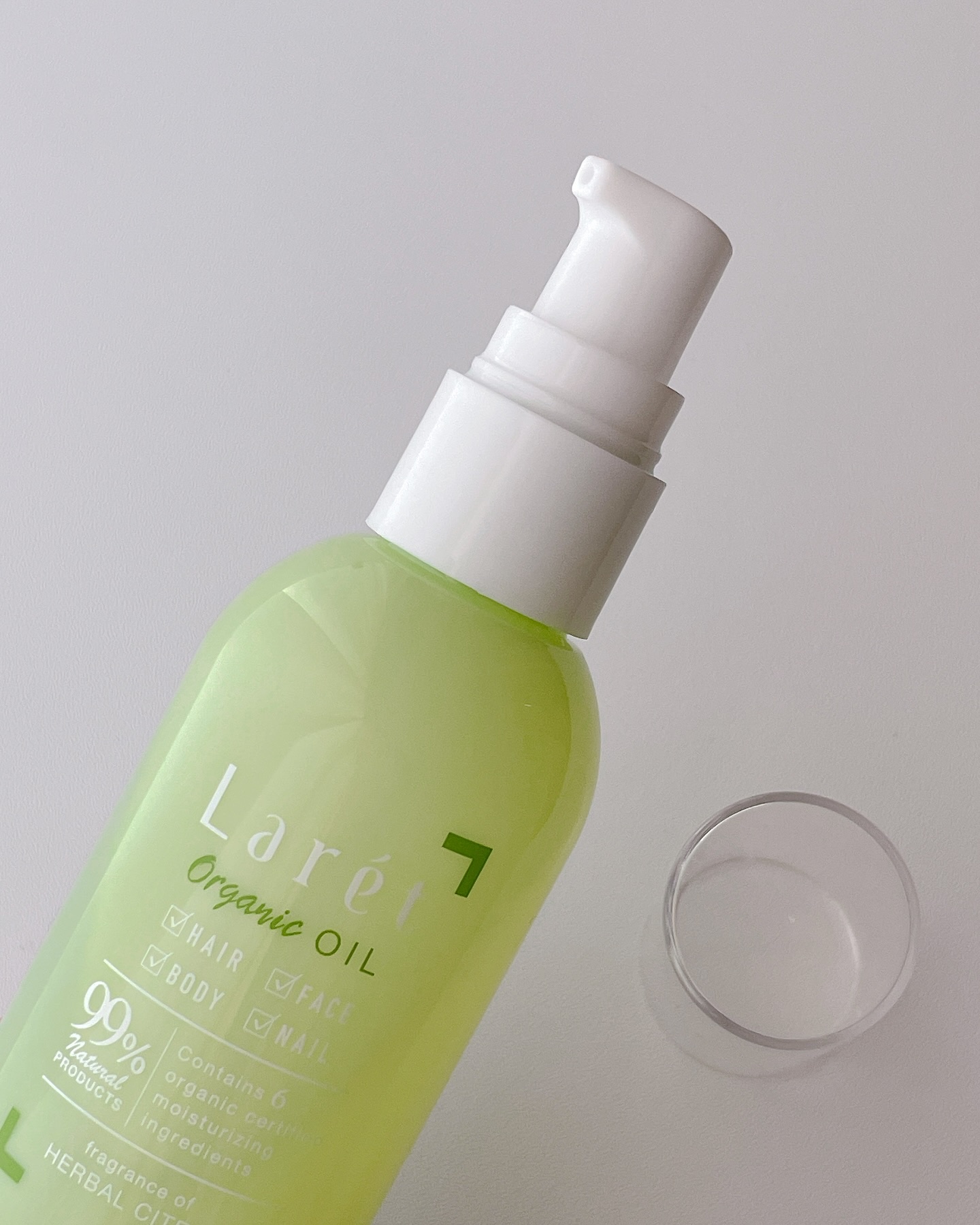 オーガニックオイル/Laret/ヘアオイルを使ったクチコミ（2枚目）