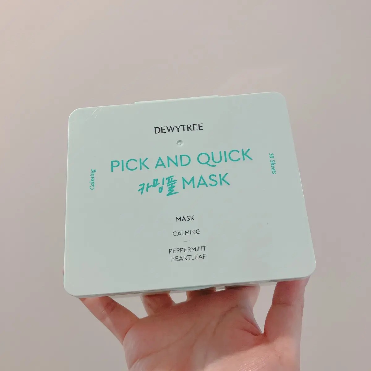 ピック&クイックマスク　カーミングフルマスク/DEWYTREE/シートマスク・パックを使ったクチコミ（1枚目）