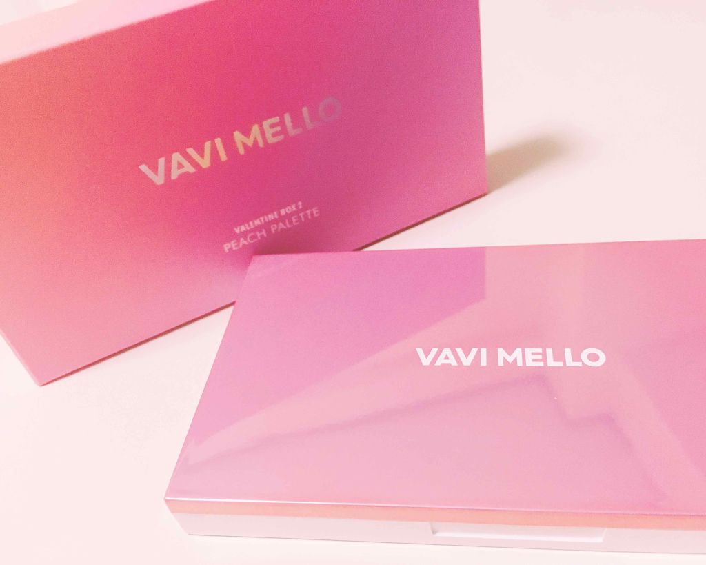 バレンタインボックス2 ピーチパレット/VAVI MELLO/アイシャドウパレットを使ったクチコミ(1枚目)