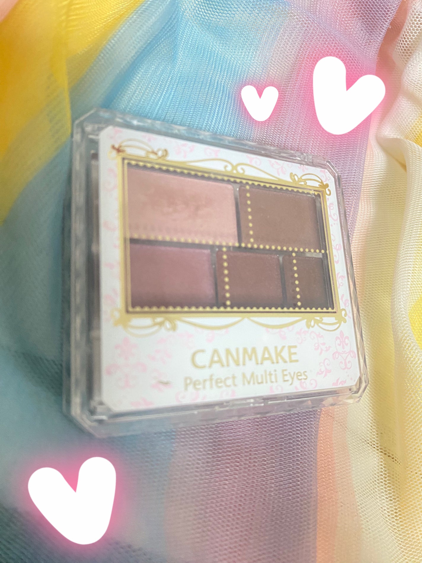 パーフェクトマルチアイズ/キャンメイク/アイシャドウパレットを使ったクチコミ(1枚目)