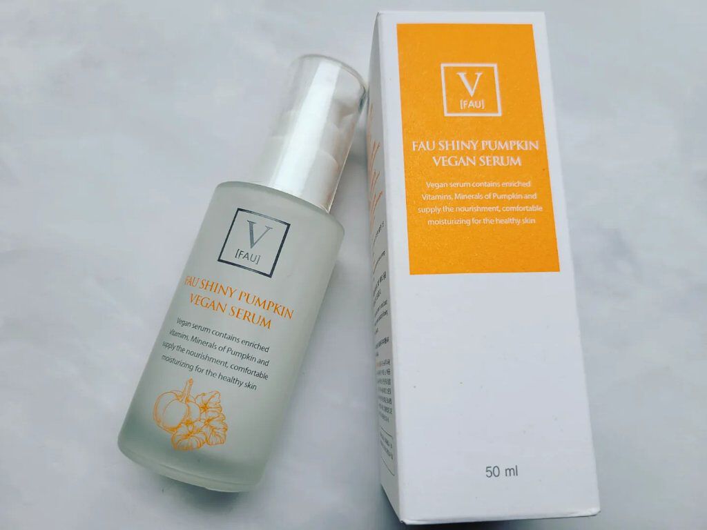 シャイニーパンプキン ヴィ―ガンセラム 50ml/FAU/美容液を使ったクチコミ（1枚目）