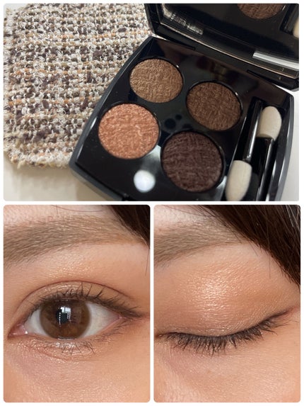 レ キャトル オンブル ツイード/CHANEL/アイシャドウパレットを使ったクチコミ(3枚目)