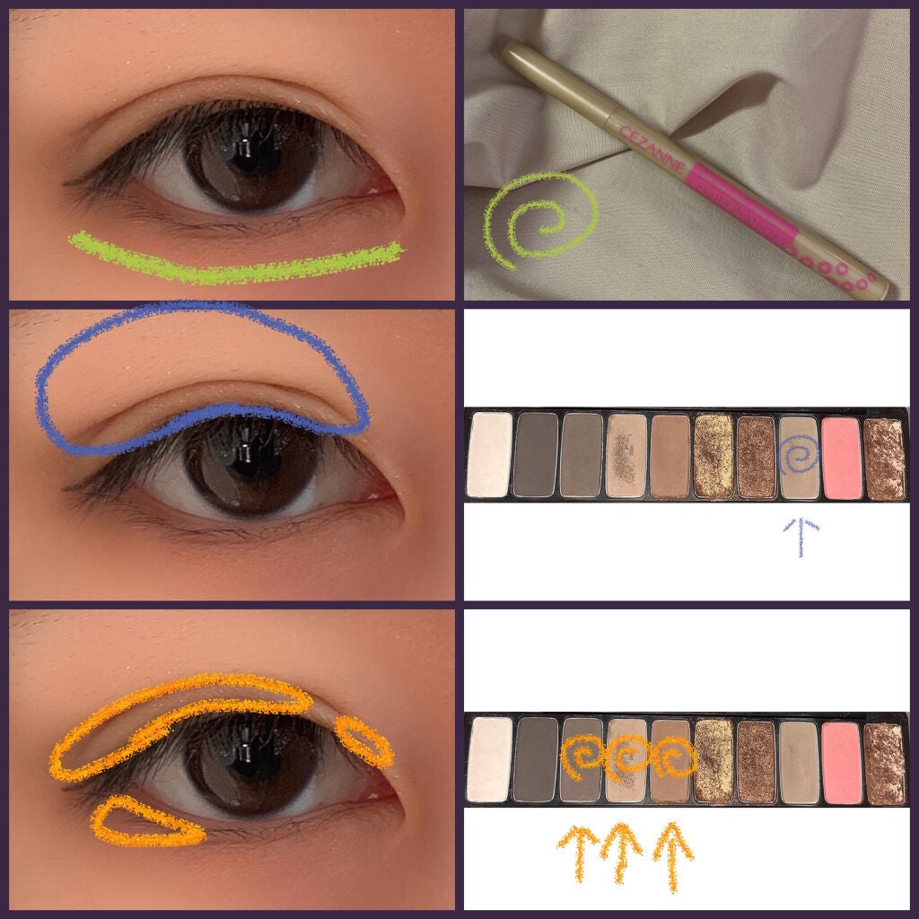 【旧品】パーフェクトスタイリストアイズ/キャンメイク/アイシャドウパレットを使ったクチコミ(2枚目)