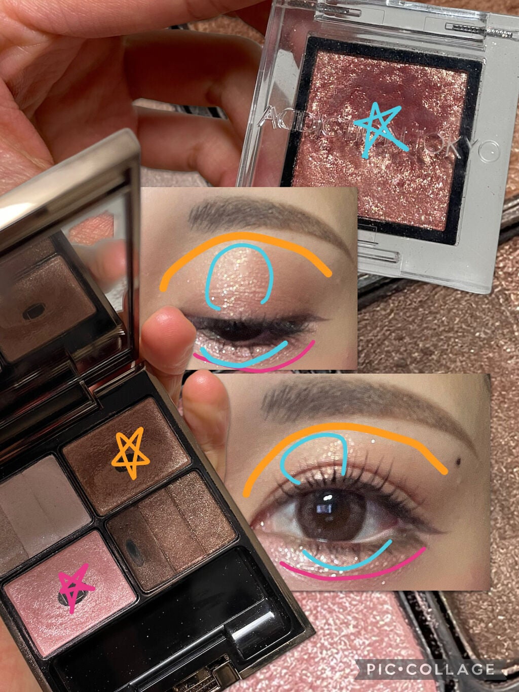 スリーディメンショナルアイズ/LUNASOL/アイシャドウパレットを使ったクチコミ(3枚目)