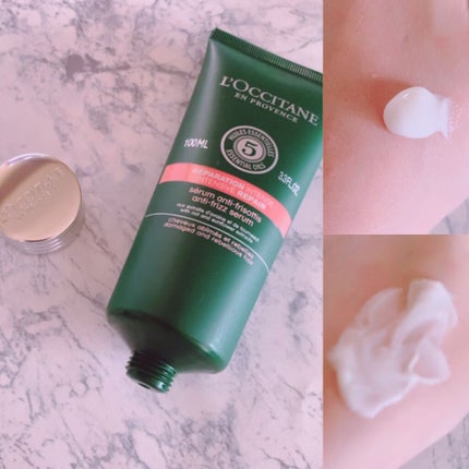 ファイブハーブス リペアリングヘアミルクセラム/L'OCCITANE/ヘアミルクを使ったクチコミ(2枚目)