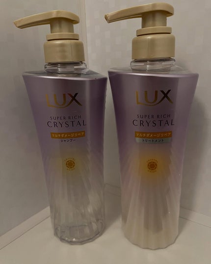 スーパーリッチクリスタル マルチダメージリペア シャンプー/トリートメント/LUX/市販シャンプーを使ったクチコミ(2枚目)