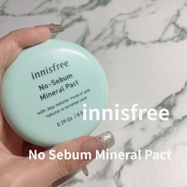 ノーセバム　ミネラルパクト　S/innisfree/プレストパウダーを使ったクチコミ（1枚目）