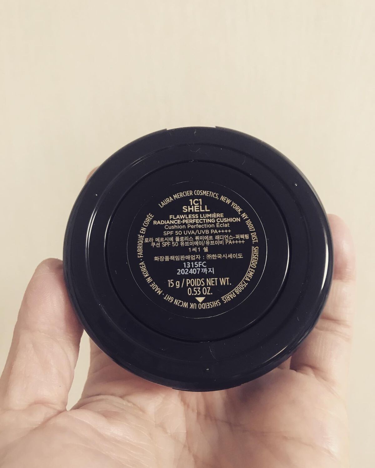 フローレス ルミエール ラディアンス パーフェクティング クッション 1C1/ローラ メルシエ/クッションファンデーションを使ったクチコミ（3枚目）