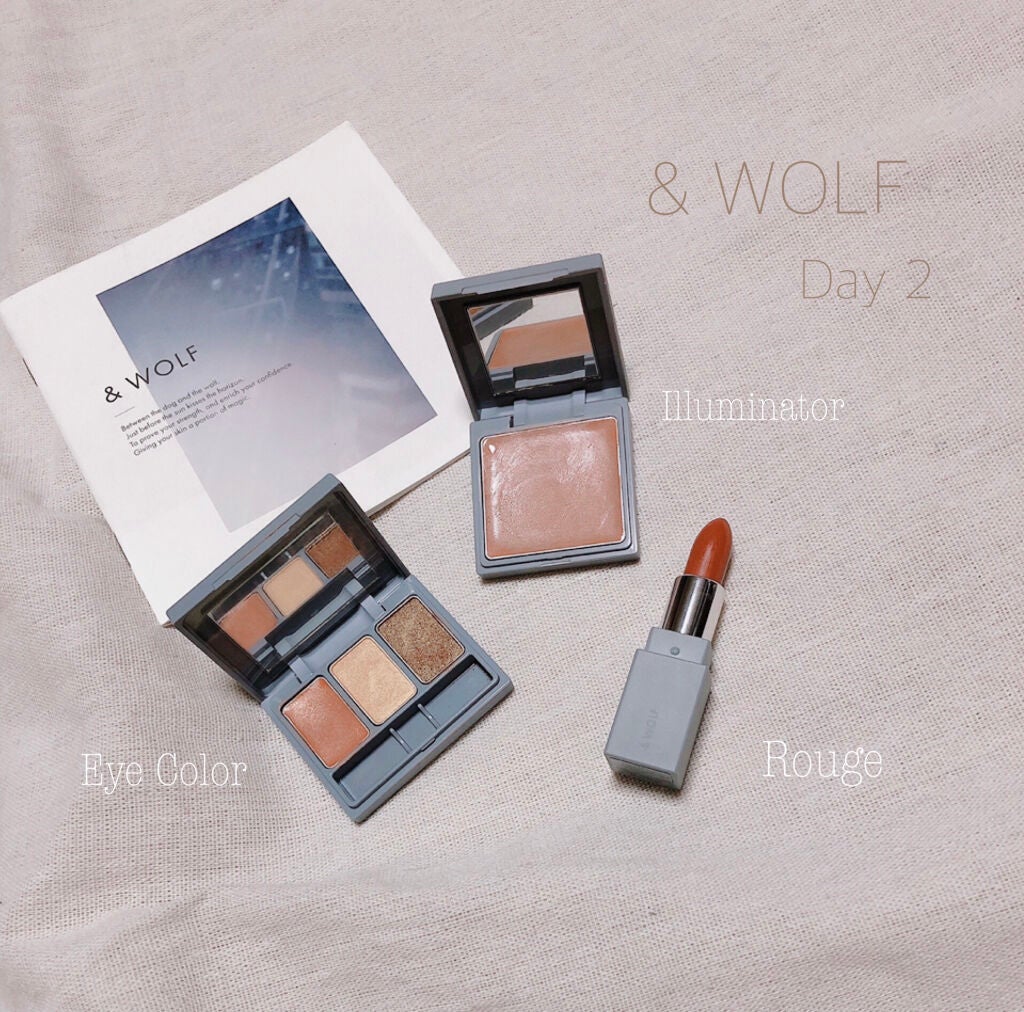 シマーヌードイルミネーター/& WOLF/クリームハイライトを使ったクチコミ(1枚目)