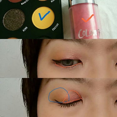 スーパースタールースピグメント/ColourPop/パウダーアイシャドウを使ったクチコミ（3枚目）