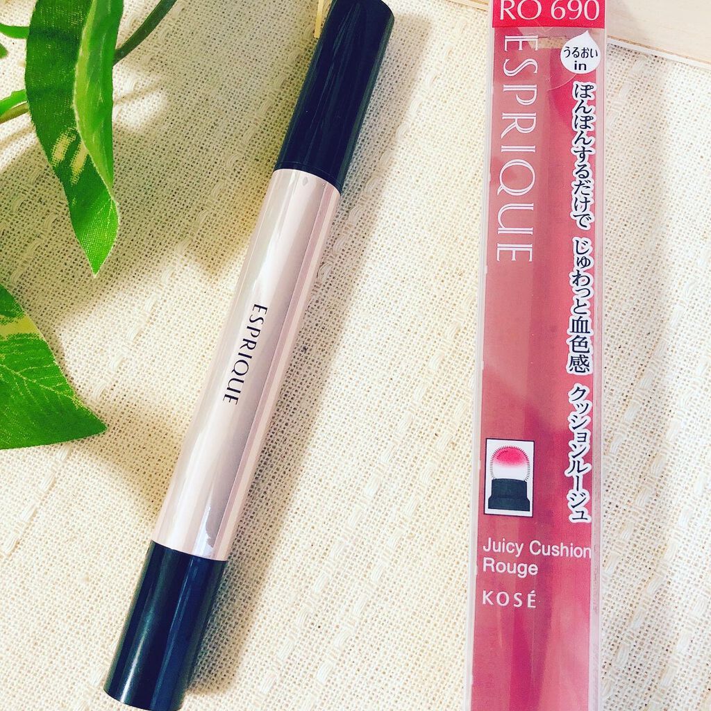 ジューシー クッション ルージュ RO690/ESPRIQUE/口紅を使ったクチコミ（1枚目）
